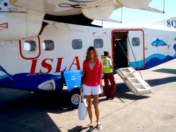 Auf dem Weg zum Hoteltest mit Maldivian Airways