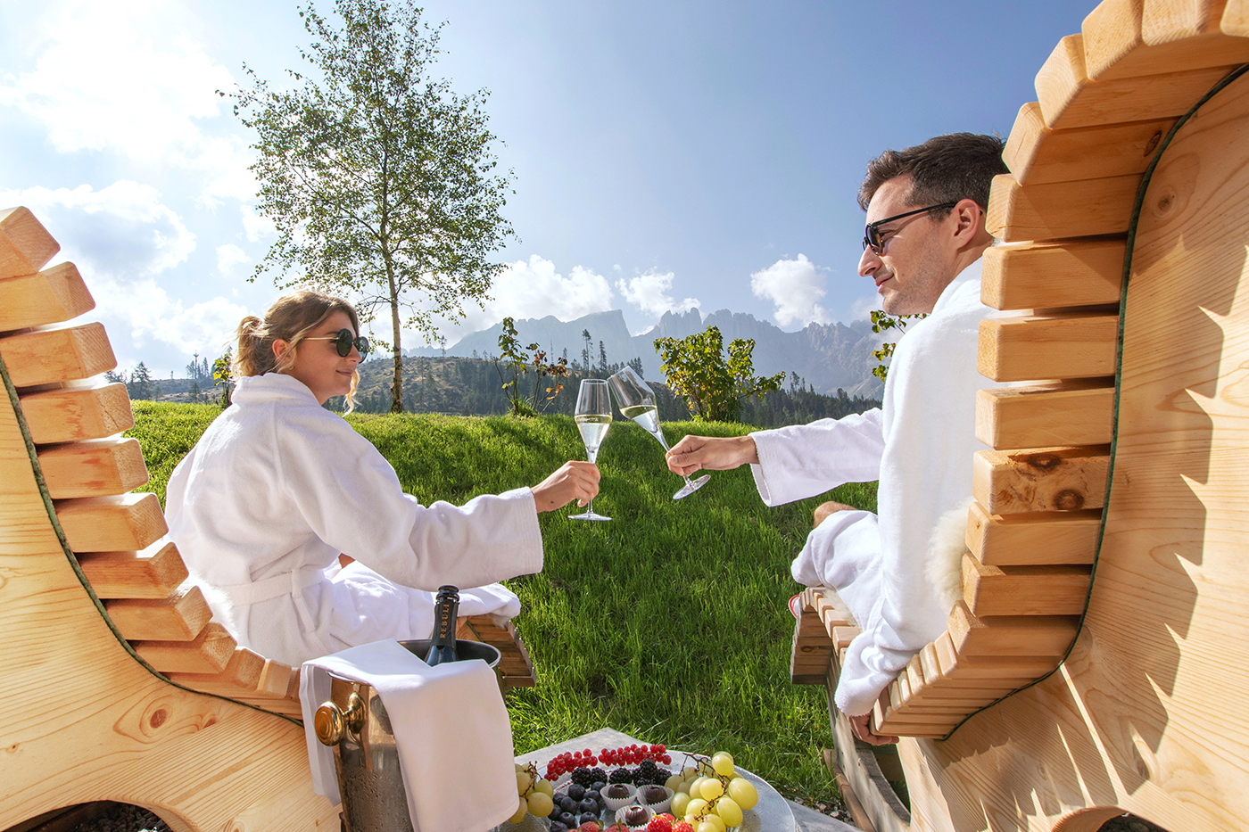 Ohrakupunktur: Foto vom Wellnesshotel Moseralm Dolomiti Spa Resort | Wellness Südtirol