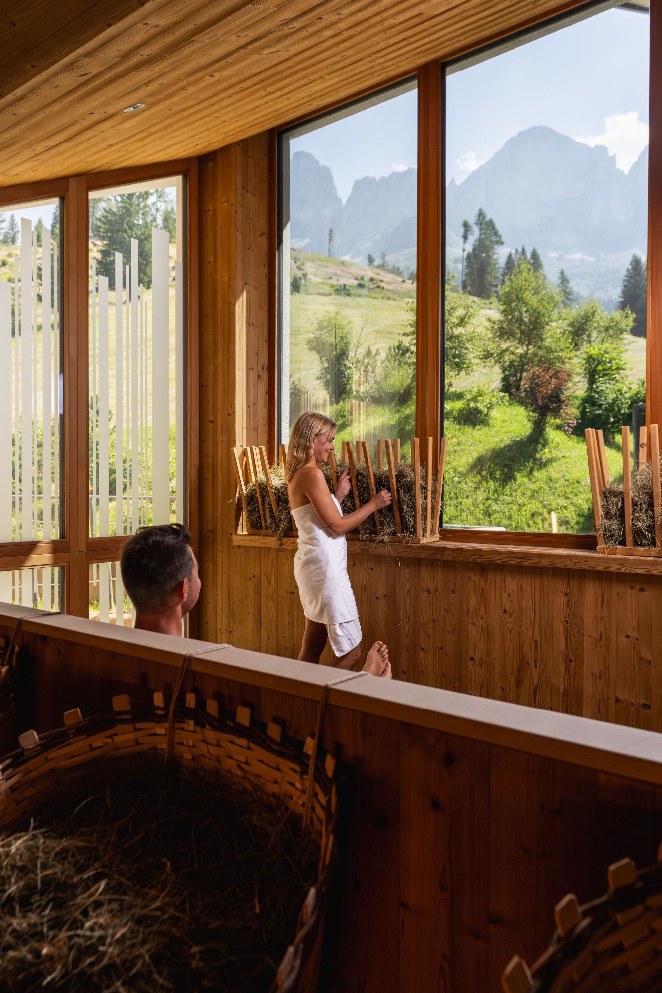 Hydro-Therapie: Foto vom Wellnesshotel Moseralm Dolomiti Spa Resort | Wellness Südtirol