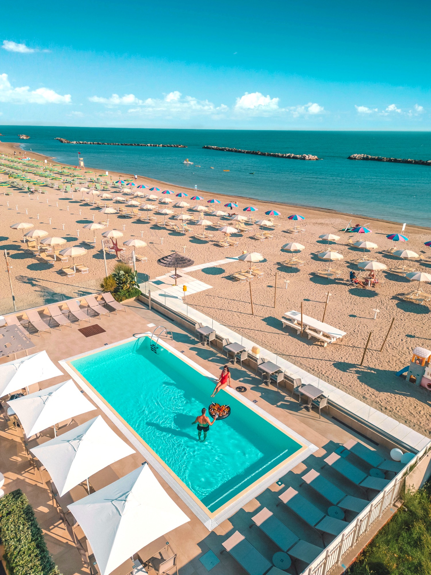 Ziegenmilchbad: Foto vom Wellnesshotel You & Me Beach Hotel | Wellness Emilia-Romagna
